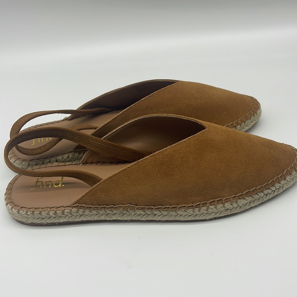 Amazon brand find Slingback Leather Espadrille Women's Slingback Sandals Size10